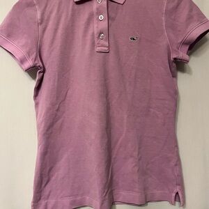 Vineyard Vines  lilac Polo Shirt with Whale Logo